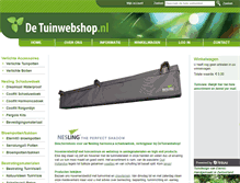 Tablet Screenshot of detuinwebshop.nl
